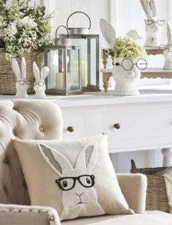 Rabbit With Glasses Planter - 15.75 Inch By RAZ 7 Rabbit With Glasses Planter - 15.75 Inch By RAZ -Home Decoration Onsale 1