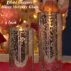 Moving Flame 8 Inch Silver Mercury Glass Flameless Cylinder Candle -Timer -Home Decoration Onsale 10006349 alt image