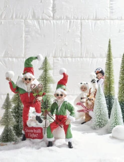 Snow Skiing 16 Inch Posable Elf Figurine, Set Of 2 Assorted -Home Decoration Onsale 120 202022 02 22T125807.327 3
