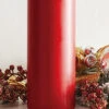 Uyuni 3 Inch X 9 Inch Red Pillar Candle - Remote Ready -Home Decoration Onsale 1208