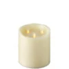 Triple Moving Flame 6 X 6 Inch Flameless Pillar Candle -Home Decoration Onsale 17979 triple moving flame candle