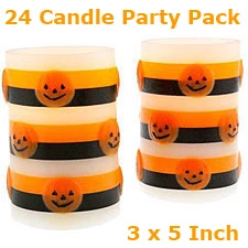 SPECIAL - Halloween Flameless Candles - 24 Pcs - Flameless Candle Set