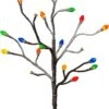 Lighted Multi Color Christmas Bulb Tree - 19.7 Inch New 2023 -Home Decoration Onsale 2440980