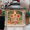 Musical Lighted Water Lantern With Gingerbread House Design - Optional Music Setting -Home Decoration Onsale 2545440 gingerbread