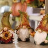 Resin Harvest Gnome Figurines - Set Of 3 Assorted -Home Decoration Onsale 2654220 main