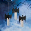 Lighted Bat Hanging Candles Set Of 3 With Remote Control Indoor-Outdoor 1 Lighted Bat Hanging Candles Set Of 3 With Remote Control Indoor-Outdoor -Home Decoration Onsale 2660820 bat candles