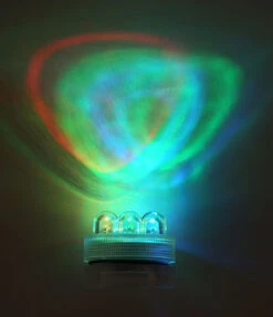 Super Bright 3 LED Color Changing Waterproof Tea Light - Set Of 10 -Home Decoration Onsale 3 led submersible