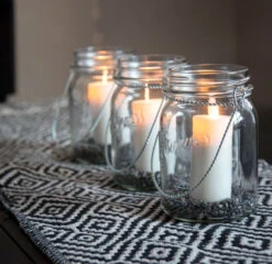 Wax 3.5 Inch Ivory Moving Flame Votive Candles Set Of 2 - Remote Ready -Home Decoration Onsale 3.5 inch moving flame votives