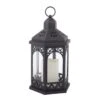 Outdoor Candle Lantern 12 Inch With Timer - Gazebo Style -Home Decoration Onsale 30031222 889092354518