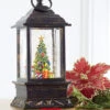 9.5 Inch Christmas Tree Lighted Musical Water Lantern With Timer 1 9.5 Inch Christmas Tree Lighted Musical Water Lantern With Timer -Home Decoration Onsale 3800778 christmas tree lighted water lantern