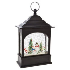 11 Inch Snowman Caroler Musical Lighted Water Lantern - Timer -Home Decoration Onsale 3800792 lighted snowman carolers
