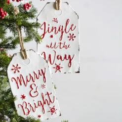 Gift Tag Ornament - 12 Inch Assorted 2 -Home Decoration Onsale 3836336 1