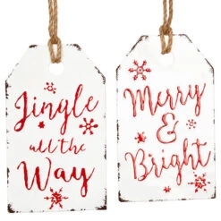 Gift Tag Ornament - 12 Inch Assorted 2 -Home Decoration Onsale 3836336