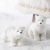 5.5 Inch Polar Bear Ornaments Set Of 2