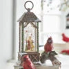 11 Inch Lighted Woodland Santa Swirling Christmas Water Globe -Home Decoration Onsale 3900763