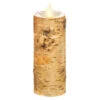 2 X 6 Inch Moving Flame Birch Wrapped Pillar Candle 1 2 X 6 Inch Moving Flame Birch Wrapped Pillar Candle -Home Decoration Onsale 39113