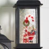 11 Inch Santa And Candy Cane Musical Lighted Water Lantern With Timer -Home Decoration Onsale 3940510 lifestyle