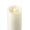 3 Inch Diameter Moving Flame Ivory 4 Inch Flameless Candle - Remote Ready