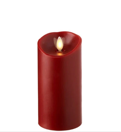 Luminara Red 3 X 6 Pillar - Remote Ready 3 Luminara Red 3 X 6 Pillar - Remote Ready