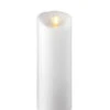 3 Inch Diameter White Moving Flame 8 Inch Candle - Remote Ready -Home Decoration Onsale 3x8 white moving flame