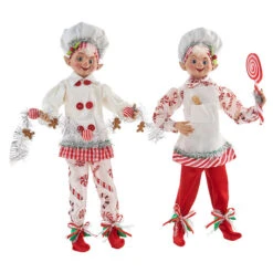 Set Of 2 Kringle Candy Co.16 Inch Posable Elf Asst Of 2 -Home Decoration Onsale 4002228