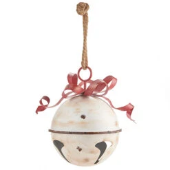 Metal Hanging Jingle Bell Ornament - 13.75 Inch RAZ 4015934 -Home Decoration Onsale 4015934 main