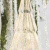 11.75 Inch Clear Lighted Tree Water Lantern Acrylic Snow Globe With Silver Base -Home Decoration Onsale 4016313 2