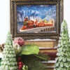 Santa Polar Express Lighted Water Lantern Frame With Swirling Glitter -Home Decoration Onsale 4016320 1