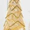14 Inch Geometric Lighted Tree With Gold Swirling Glitter -Home Decoration Onsale 4019105 1