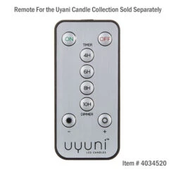 Uyuni 2 Inch X 4 Inch White Votive Candle - Remote Ready -Home Decoration Onsale 4034520 remote 2 8