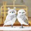 9 Inch Set Of 2 Winter Owls Set Of 2 Assorted From RAZ 2 9 Inch Set Of 2 Winter Owls Set Of 2 Assorted From RAZ -Home Decoration Onsale 4103415