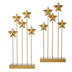 Gold Star Grove - 12 Inch Set Of 2 -Home Decoration Onsale 4111156