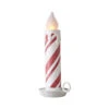22.5 Inch Large Flickering Flame Peppermint Stripe Christmas Candle -Home Decoration Onsale 4116358 main