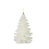 Uyuni 4 X 7 Inch White Christmas Tree Candle - Remote Ready -Home Decoration Onsale 4134533