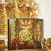 Nativity Faux Stained Glass Trifold Lighted Canvas Print - 18 Inch 2 Nativity Faux Stained Glass Trifold Lighted Canvas Print - 18 Inch -Home Decoration Onsale 4155113 lifestyle print