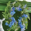 Floral And Fern Mini Wreath-Candle Ring 2 Floral And Fern Mini Wreath-Candle Ring -Home Decoration Onsale 4202202