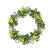 6.5 Inch Green And Crystal Beaded Mini Wreath - Candle Ring NEW 2022 2 6.5 Inch Green And Crystal Beaded Mini Wreath - Candle Ring NEW 2022 -Home Decoration Onsale 4210114