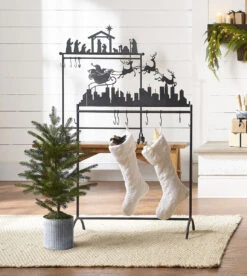 Stocking Holder Stand - Up On The Rooftop 50.5 Inch - NEW From RAZ 2023