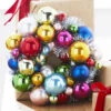 11 Inch Ball Wreath Ornament Multi Color - From RAZ New 2023 -Home Decoration Onsale 4220021 lifestyle ball wrea