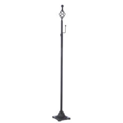Adjustable Wreath Stand 28.5 Inch Black Iron