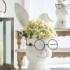 Rabbit With Glasses Planter - 15.75 Inch By RAZ 2 Rabbit With Glasses Planter - 15.75 Inch By RAZ -Home Decoration Onsale 4311118 rabbit planter