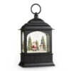 Santa And Snowman Lighted Water Lantern - MUSICAL - New 2023 -Home Decoration Onsale 4316922