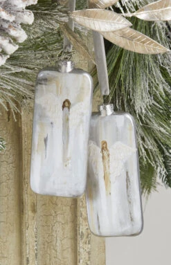 Glass Angel Ornament 5.5 Inch Set Of 2 - NEW 2023