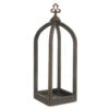Herringbone Applique Square Open Lantern - 21 Inch NEW 2023 -Home Decoration Onsale 4338661