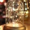 Glass Display Dome Cloche With 20 Suspended LED Fairy Lights 6.5 High -Home Decoration Onsale 6.25 inch cloche