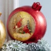 Lighted Musical Snow Globe With Cardinals Ornament - 6.25 Inch -Home Decoration Onsale 68565 melrose water snow globe