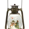 Bronze Hurricane With Frosty The Snowman Lighted Water Lantern - 11 Inch -Home Decoration Onsale 80784