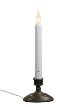 LED Electric Window Candle With Auto Sensor - Bronze Base