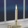 Warm White Window Candle - Pewter Finish -Home Decoration Onsale FPC1625P window