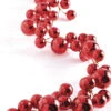 Red Christmas Ball Garland - 4 Feet -Home Decoration Onsale G3216179